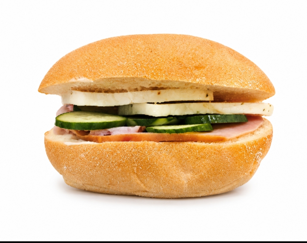 Lountza & grilled cheese brioche · 130 g