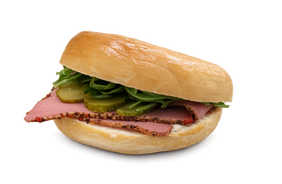 Pastrami beef & cream cheese bagel · 150 g